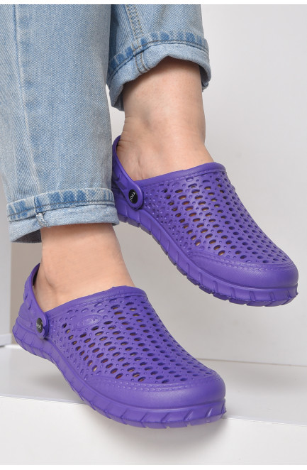 Крокси жіночі фіолетового кольору 156868L