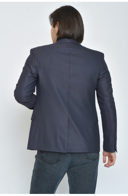 Пиджак мужской темно-синего цвета 157149L
