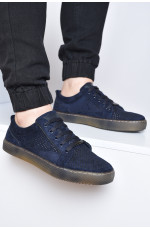 Кросівки чоловічі темно-синього кольору 158617L