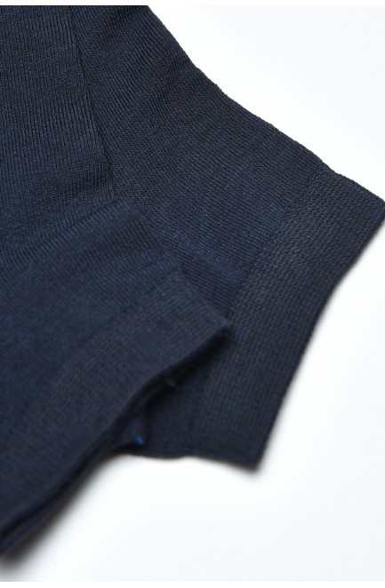 Носки мужские короткие темно-синего цвета размер 41-47 158951L