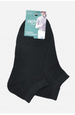 Шкарпетки чоловічі короткі чорного кольору розмір 41-47 158959L