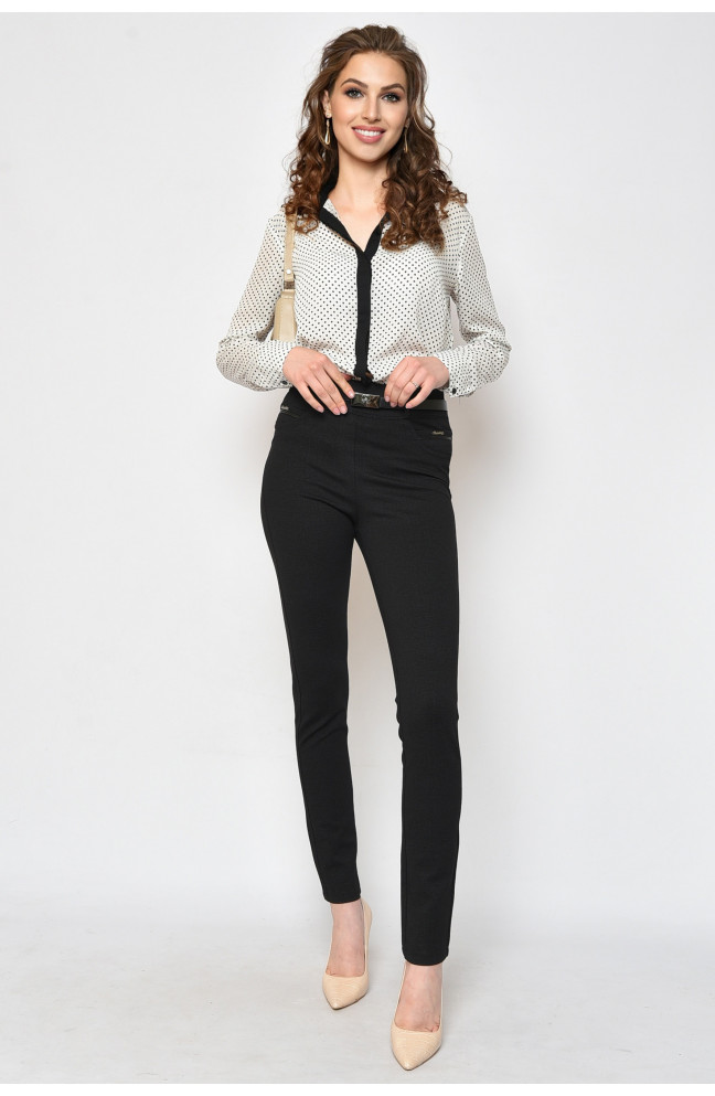 Штаны женские черного цвета размер 28 159410L