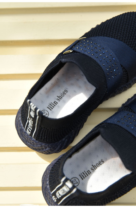 Кросівки дитячі темно-синього кольору 159441L