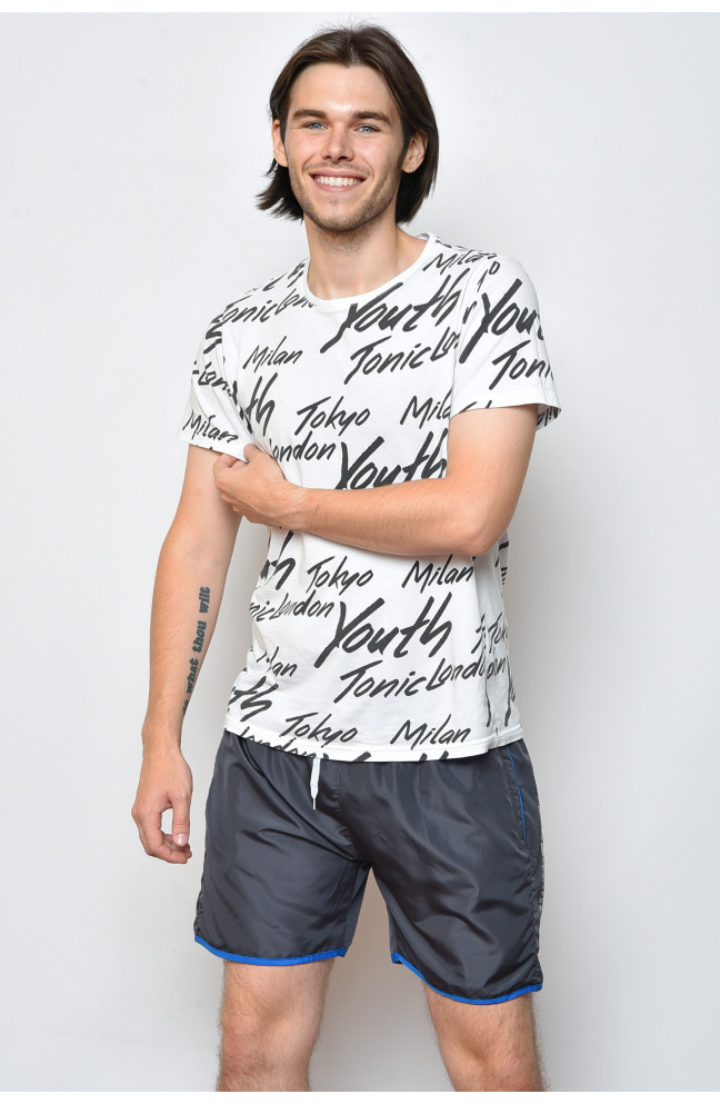 Шорты мужские темно-серого цвета 159719L