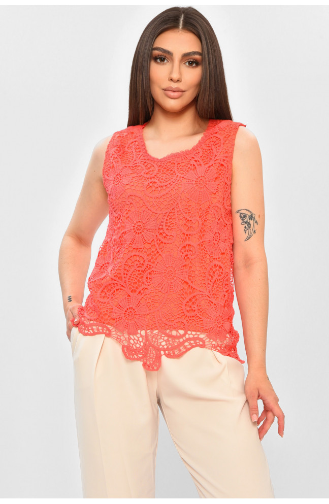 Майка женская кораллового цвета 159872L