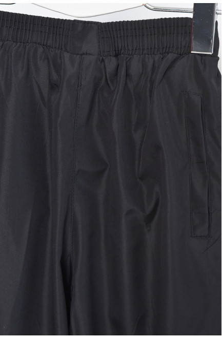 Спортивные штаны детские для мальчика черного цвета 160062L