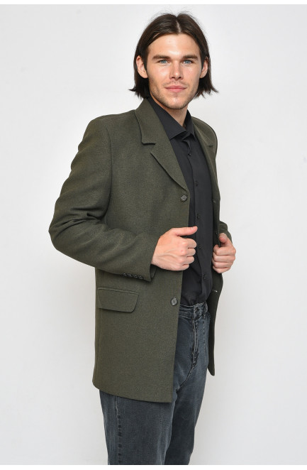 Пиджак мужской темно-зеленого цвета размер 46 160175L