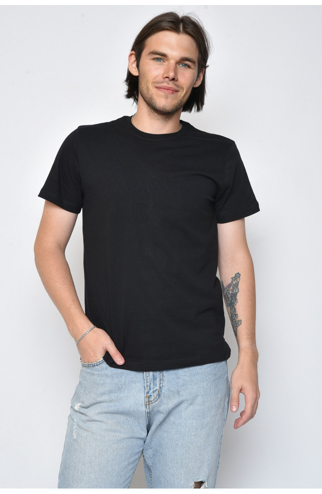 Футболка мужская черного цвета 160461L