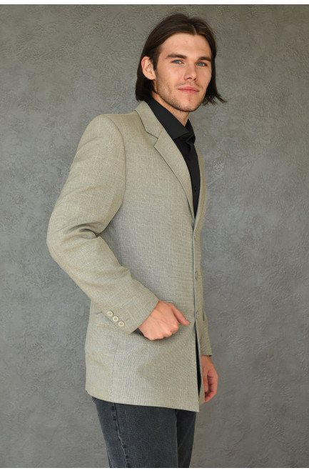 Пиджак мужской светло-серого цвета 160505L