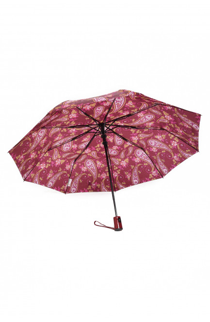 Зонт полуавтомат бордового цвета 160750L