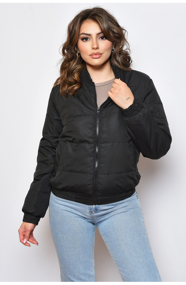 Куртка женская черного цвета 160865L