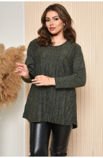 Кофта женская цвета хаки размер 52 161043L