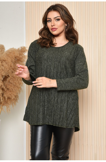 Кофта женская цвета хаки размер 52 161043L