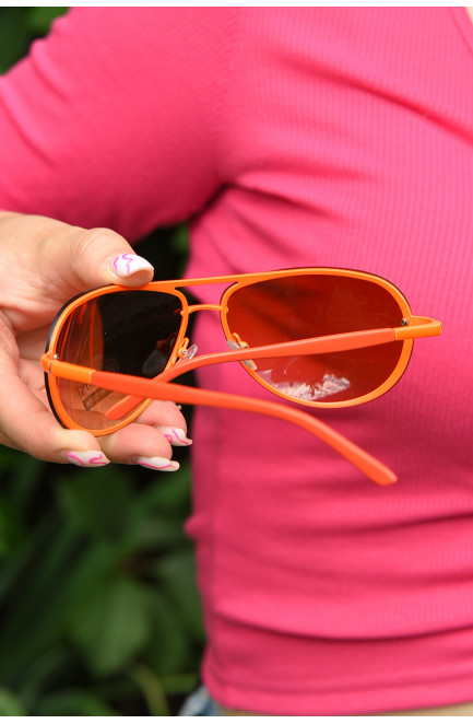 Окуляри жіночі помаранчового кольору 161094L