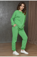 Костюм женский салатового цвета 161413L