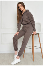 Комбинезон женский на флисе цвета мокко размер 42-44 161963L