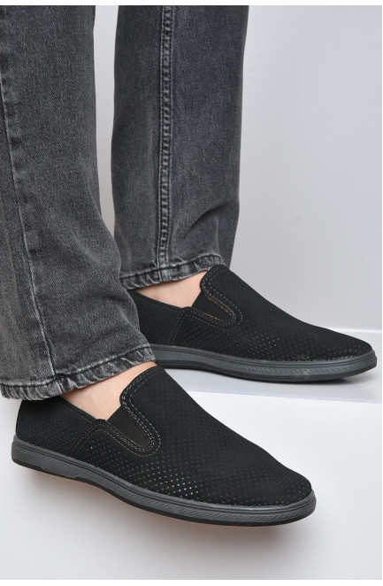 Туфлі чоловічі чорного кольору 162027L