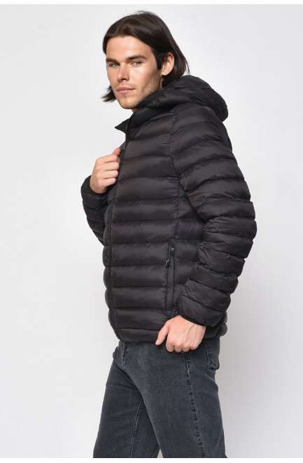 Куртка мужская демисезонная черного цвета 162582L