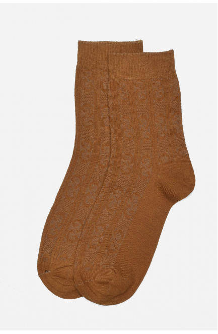 Шкарпетки чоловічі коричневого кольору розмір 41-47 163023L