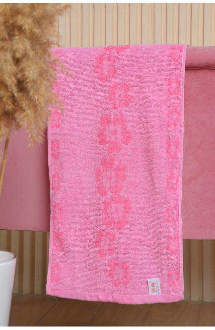 Полотенце кухонное махровое розового цвета 163504L