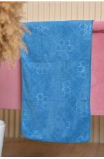 Рушник кухонний мікрофібра блакитного кольору 163515L