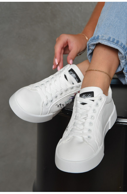 Кросівки жіночі білого кольору 163804L