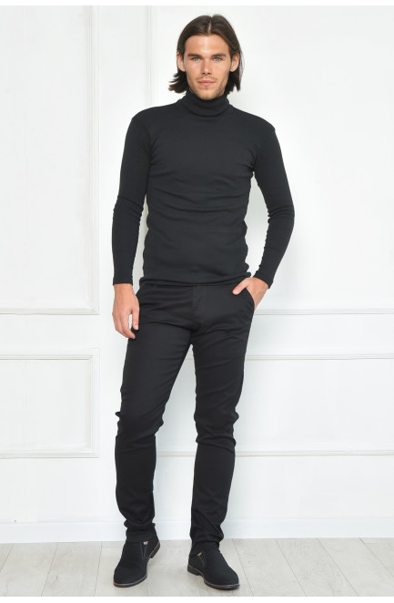 Штани чоловічі чорного кольору 164018L