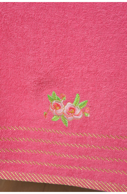 Полотенце для лица махровое розового цвета 164155L