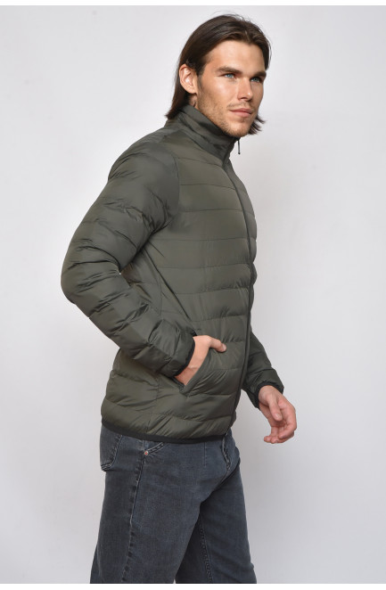 Куртка мужская демисезонная цвета хаки 164690L