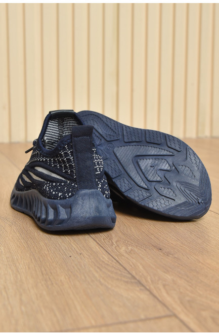 Кросівки дитячі для хлопчика темно-синього кольору 164814L