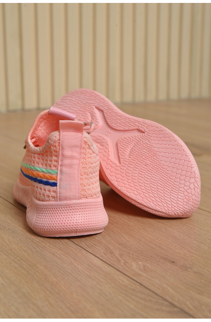Кроссовки детские для девочки розового цвета 164815L
