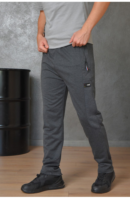Спортивные штаны мужские серого цвета 164985L