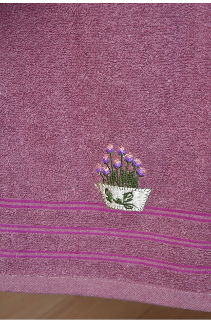 Полотенце кухонное махровое фиолетового цвета 165884L
