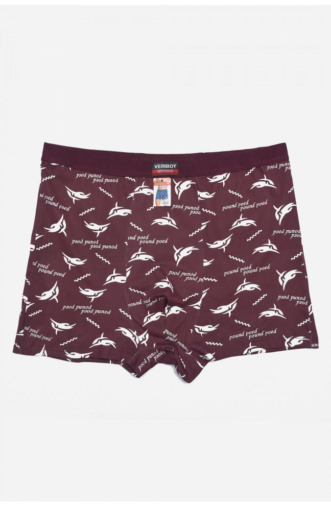 Боксеры мужские бордового цвета 166207L