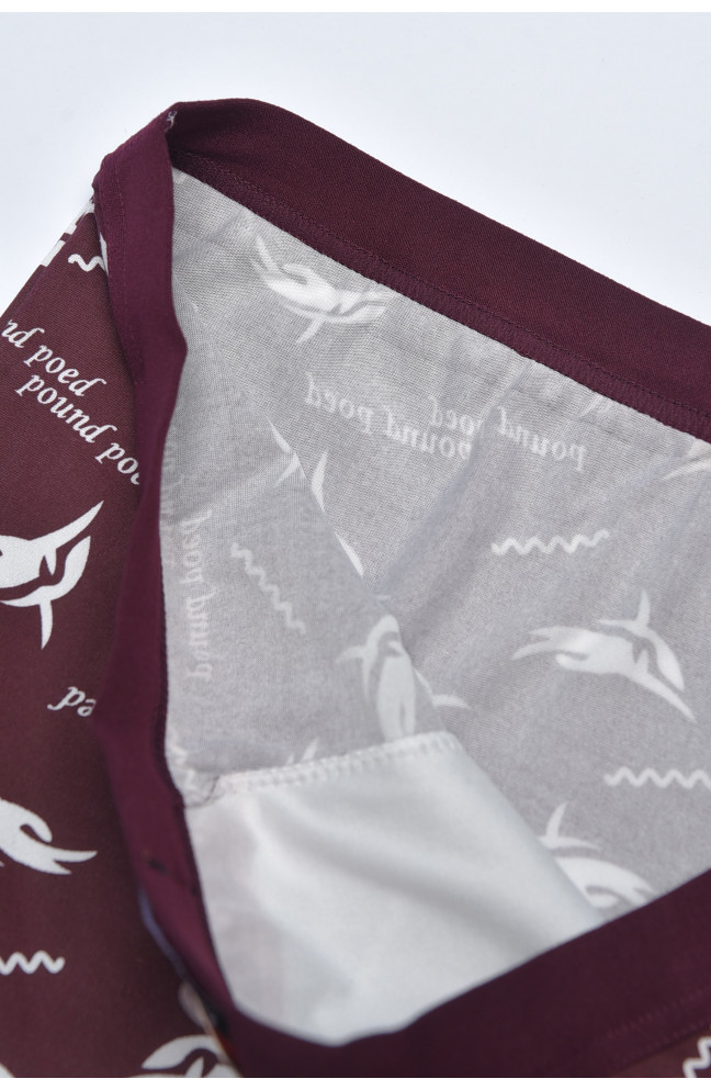 Боксеры мужские бордового цвета 166207L