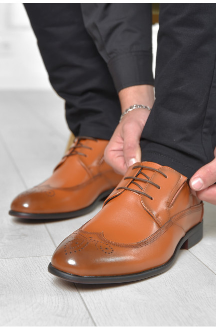 Туфли мужские коричневого цвета 166216L