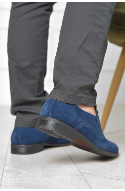 Туфлі чоловічі синього кольору 166219L