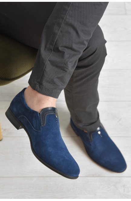 Туфлі чоловічі синього кольору 166237L