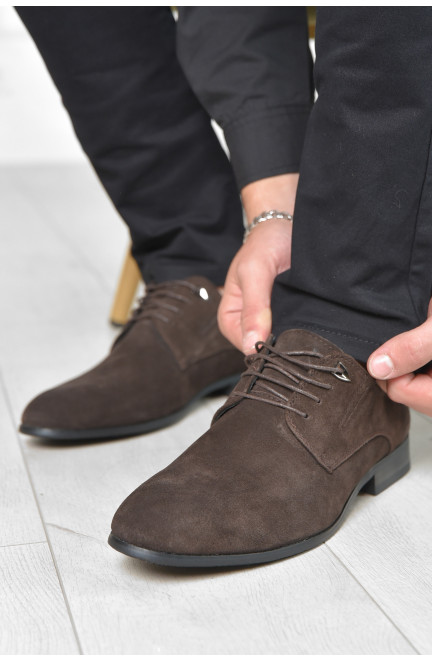 Туфлі чоловічі коричневого кольору 166239L