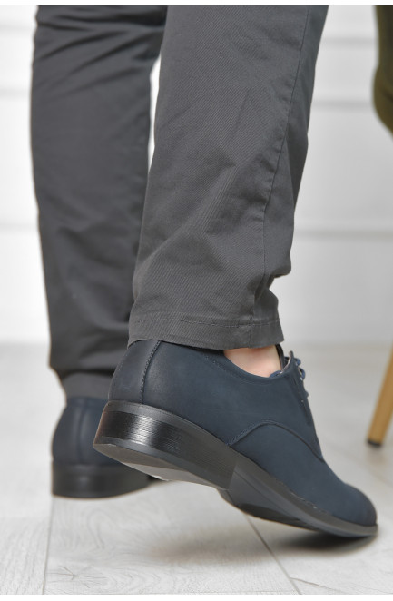 Туфли мужские темно-синего цвета 166431L