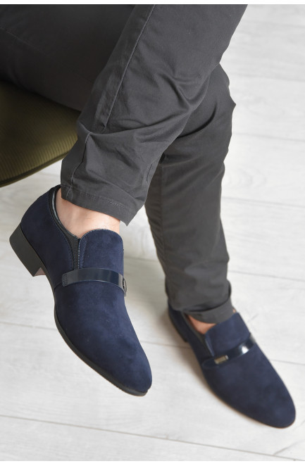 Туфли мужские темно-синего цвета 166435L