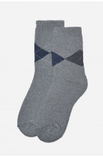 Носки махровые мужские серого цвета размер 42-48 166920L