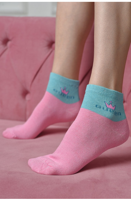 Носки женские стрейч розового цвета размер 36-41 167098L