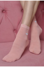 Шкарпетки жіночі стрейч темно-рожевого кольору розмір 36-41 167127L