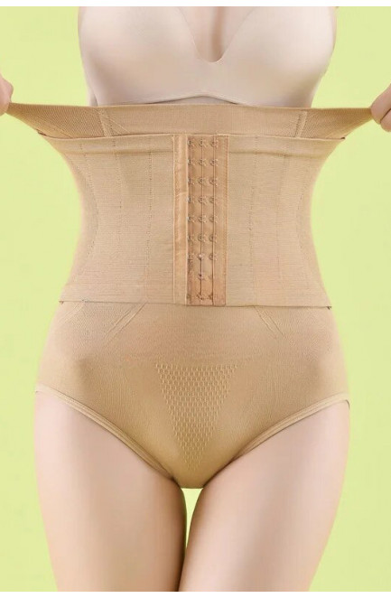 Высокие утягивающие трусы на крючках Triple breasted 167379L
