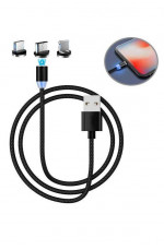 Магнитный USB кабель 3 в 1 Denmen D09E 167685L