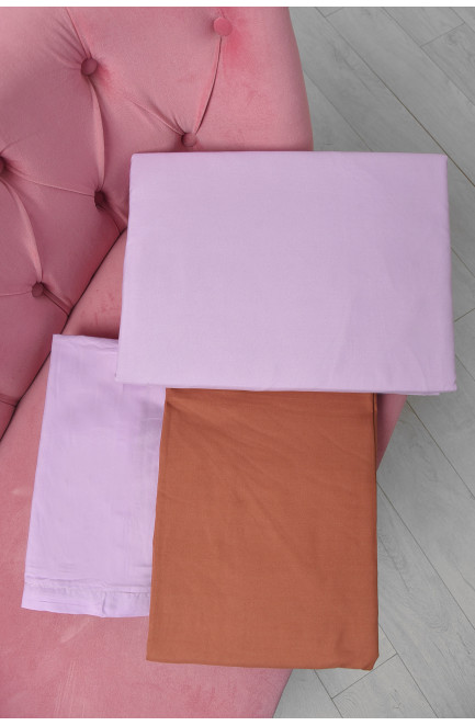 Комплект постельного белья коричнево-фиолетового цвета евро 167754L