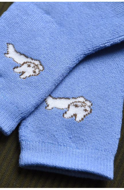 Носки детские махровые голубого цвета 167843L
