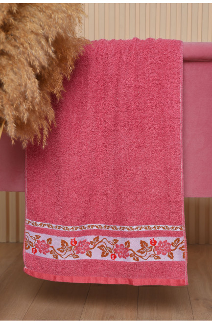 Полотенце для лица махровое бордового цвета 168169L