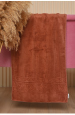 Рушник для обличчя мікрофібра коричневого кольору 168190L
